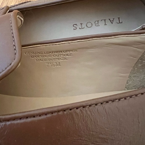 Talbots Tassel Leather Loafer, 7.5 - Picture 2 of 3
